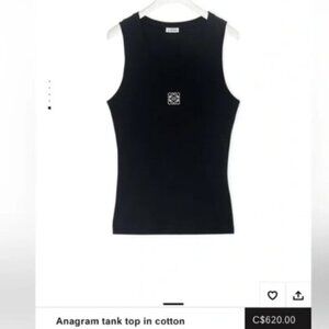 Anagram tank top in cotton